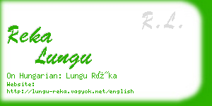 reka lungu business card